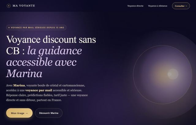 Page d'accueil de mavoyante.org