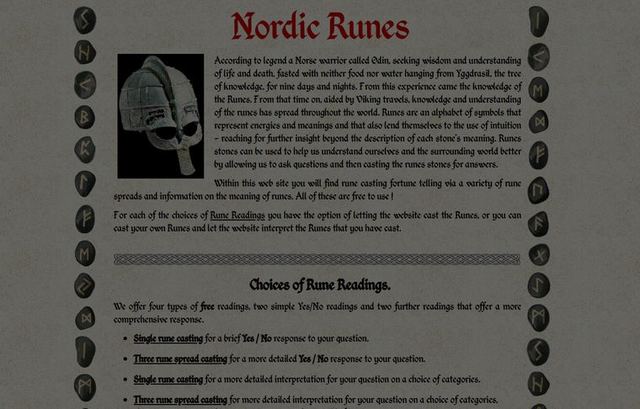 Page d'accueil de nordicrunes.info