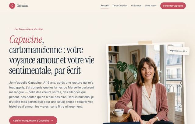 Page d'accueil de voyance-de-l-amour.fr