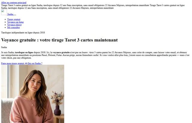 Page d'accueil de voyancegratuiteenligne.net