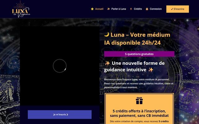 Page d'accueil de voyanceimmediate.fr