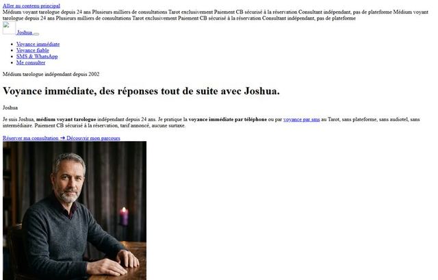 Page d'accueil de voyancepro.fr